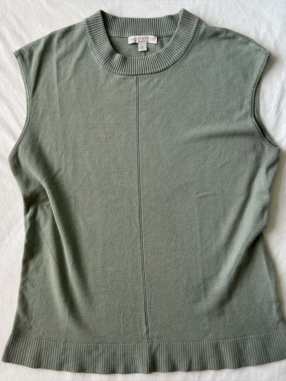 Eva Mendes New York & Company Sweater Quiet Luxury Contemporary Office Siren